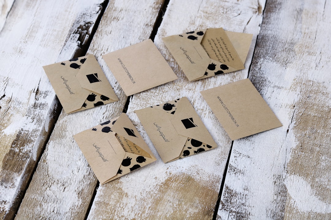 A small envelope of Yalda night's fortune telling