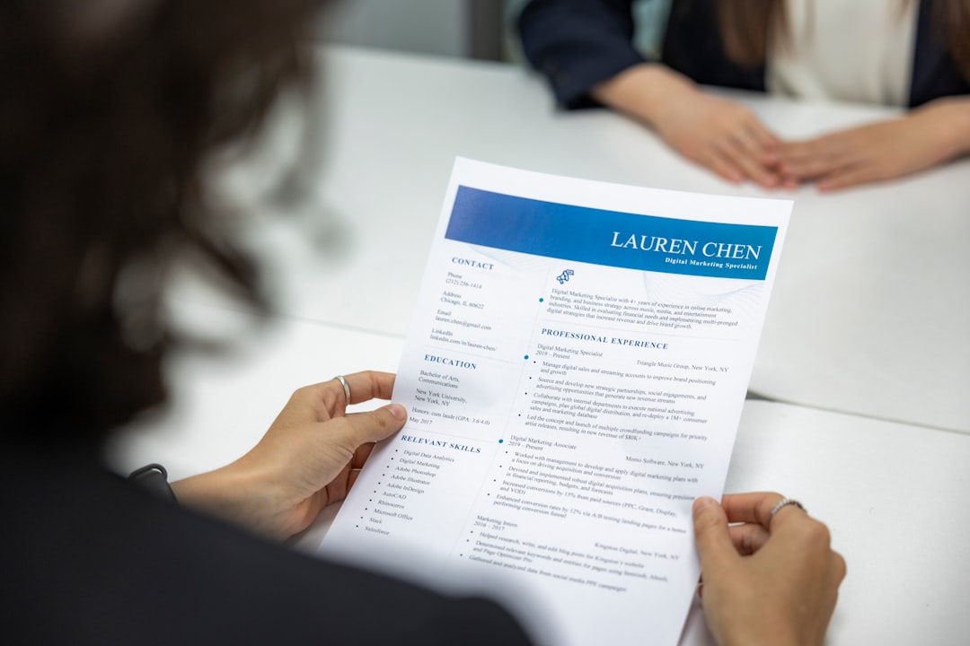 Positieve eigenschappen met een A voor je CV versterken je profiel